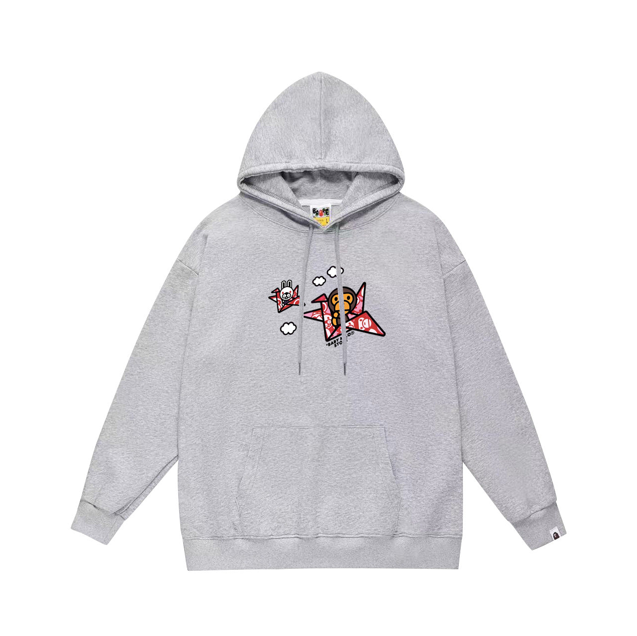 Ape Hoodie Autumn/Winter Letter Print Loose Hoodie Pullover Ape Sweater