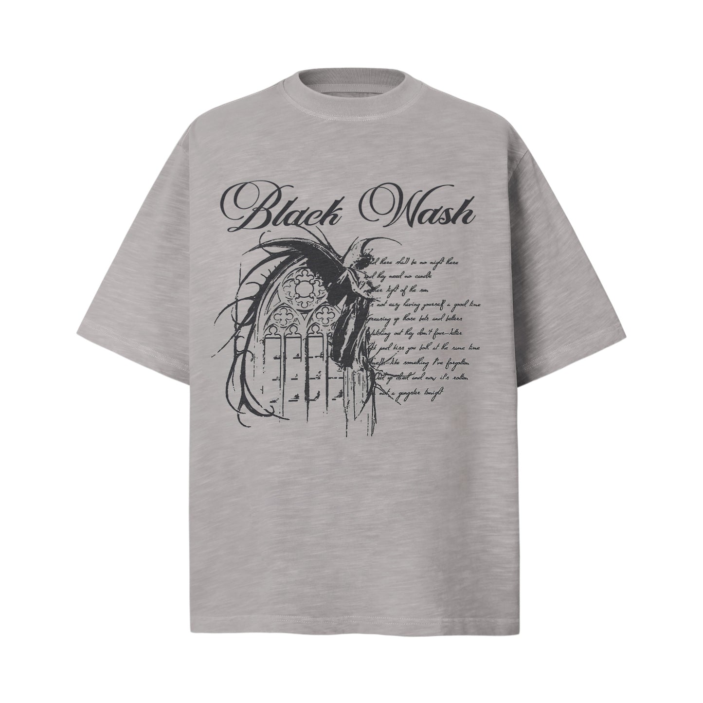 Unisex T-shirts Summer Letter Print Vintage Men's Short Sleeve T-Shirt
