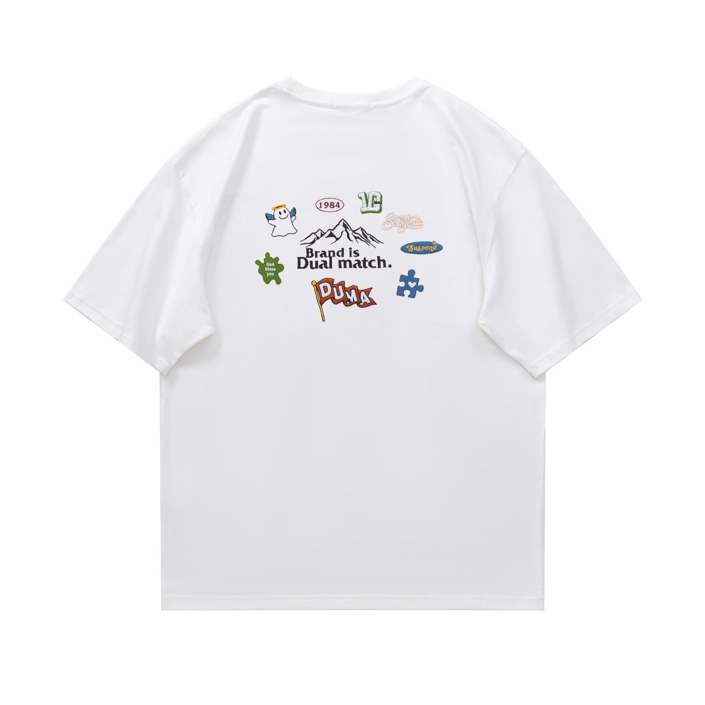 Vice streetwear summer short sleeve embroidery T-Shirts