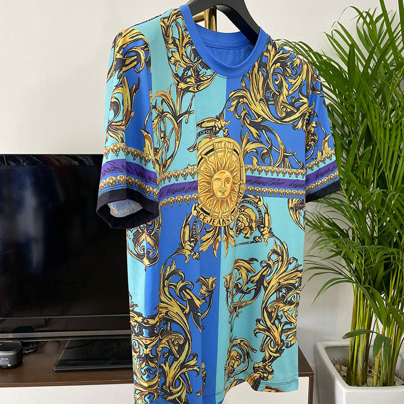 East Coast Shirts Spring/Summer Digital Print Casual Men's Short Sleeve T-Shirt
