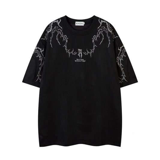 Ye T Shirt Summer T-Shirt Embroidery Embroidery Short Sleeve tee