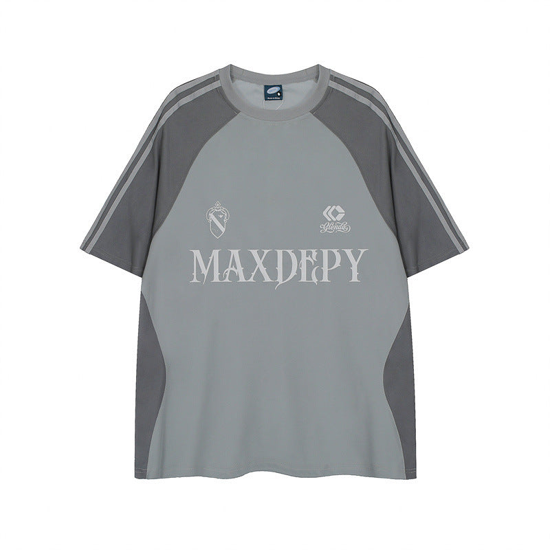 US drip outfits Summer Vintage Casual Loose Short Sleeve T-Shirts