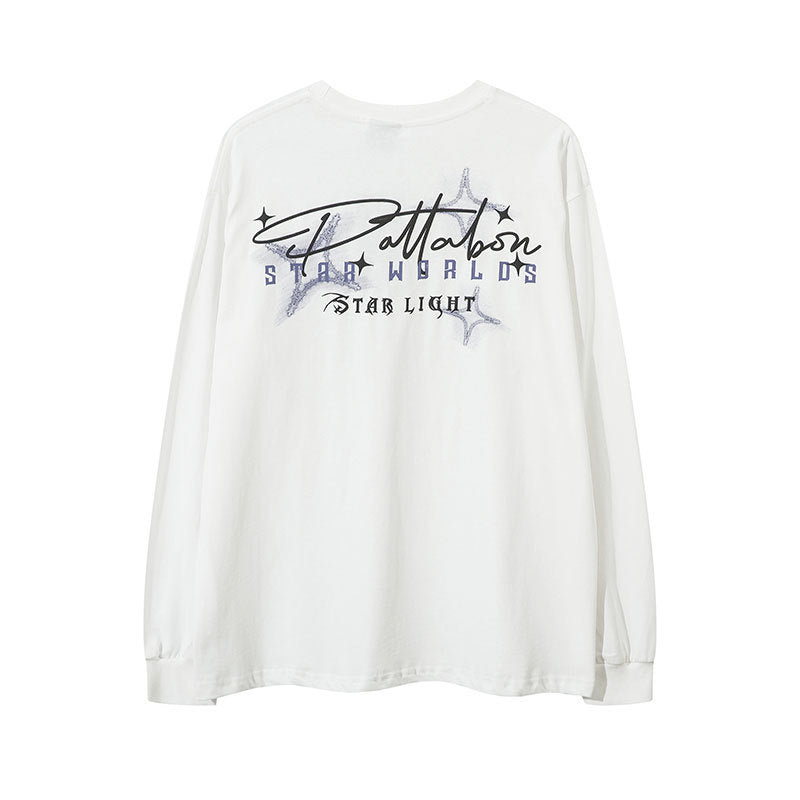 Marcas De Streetwear Loose Long Sleeve T-Shirt Top