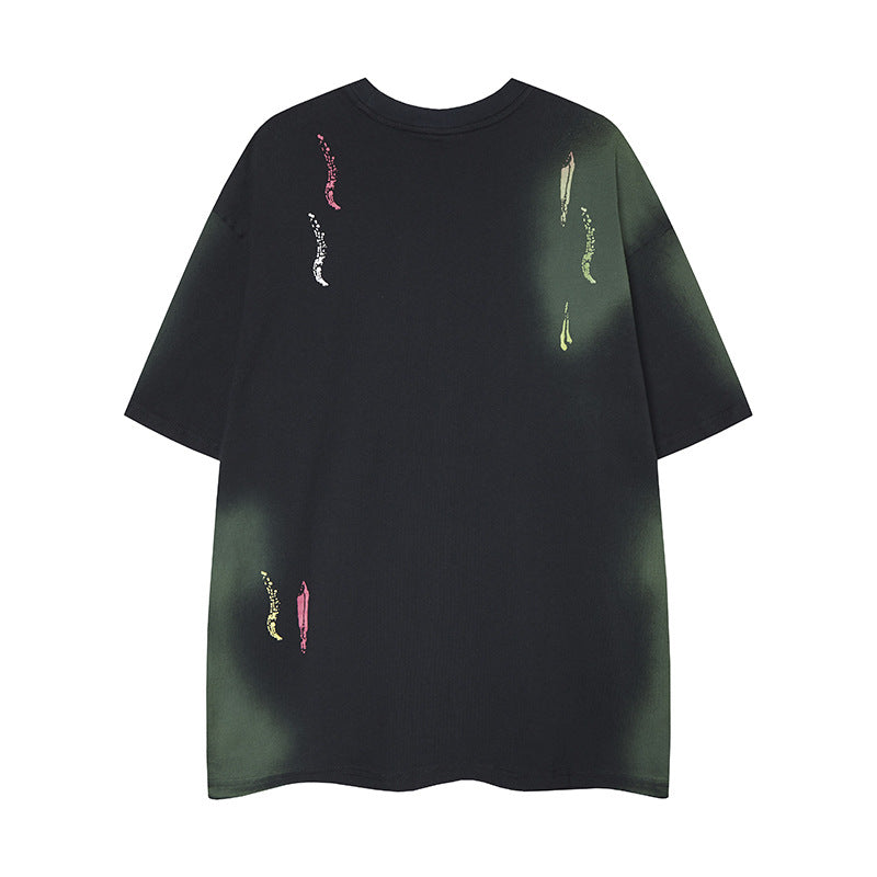 Nyc T Shirt Letter Print Loose Short Sleeve T-Shirt Summer Casual Top