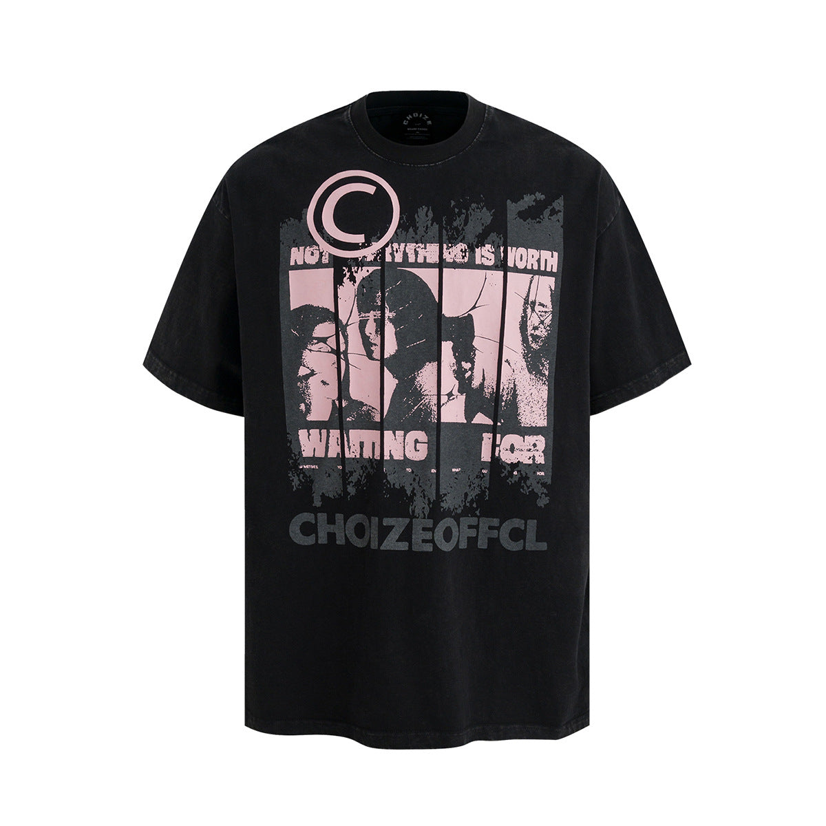 Retro Style Shirt For Men Summer Wash T-Shirt Short Sleeve