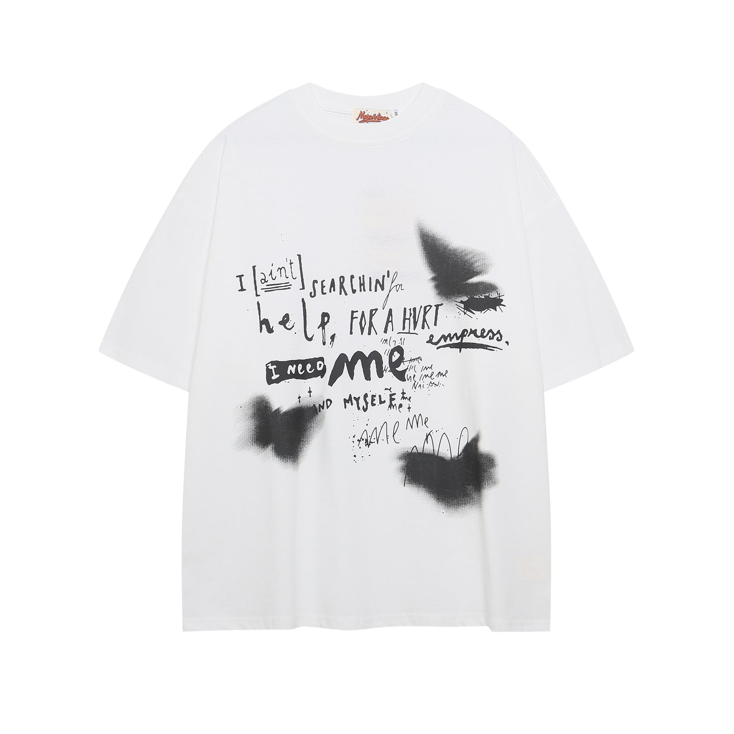 Hip hop clothing new york summer short sleeve vintage wash t-shirt