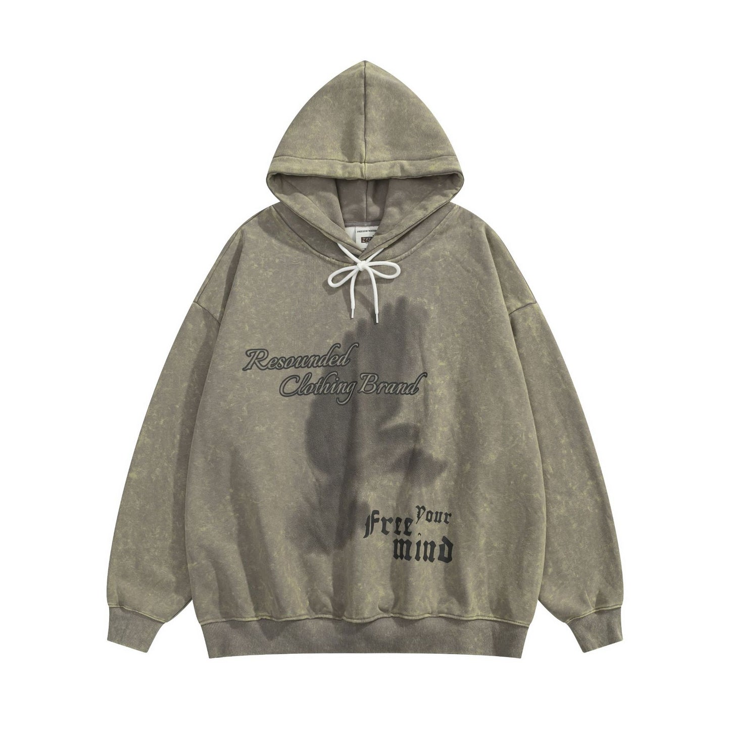 Vice streetwear pigeon print hooded sweater hoodie loose top