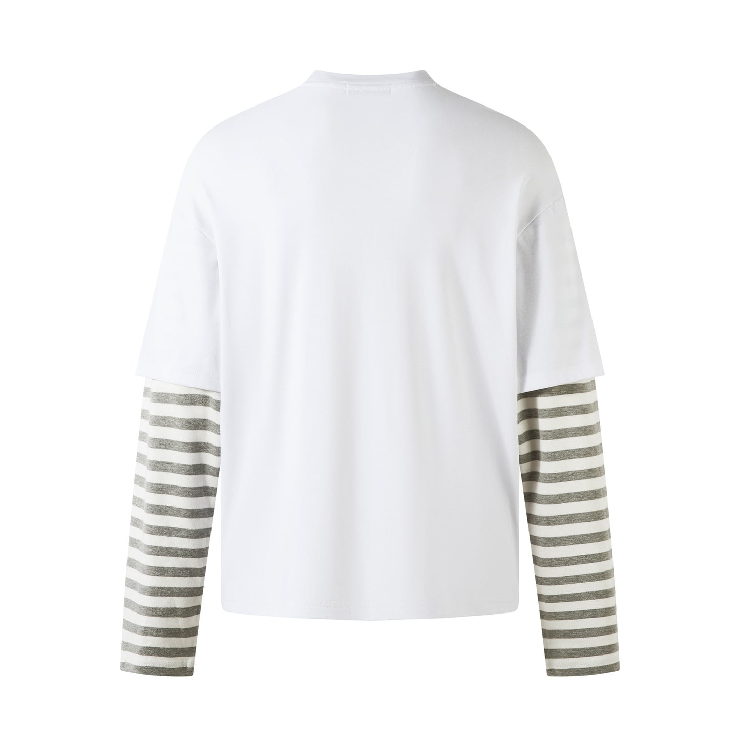 Unisex long-sleeved shirt autumretro round neck