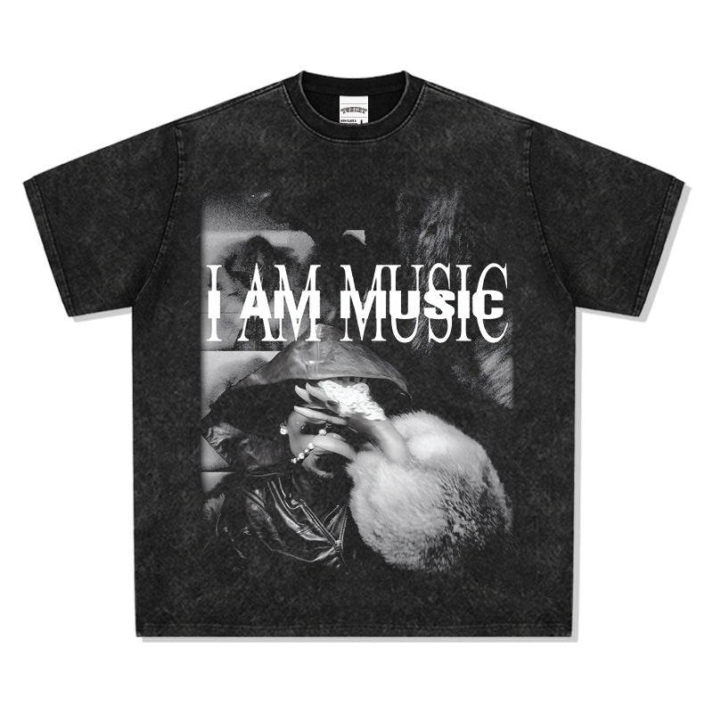 New york hip hop shop vintage hip hop playbois carti print short sleeve t-shirt
