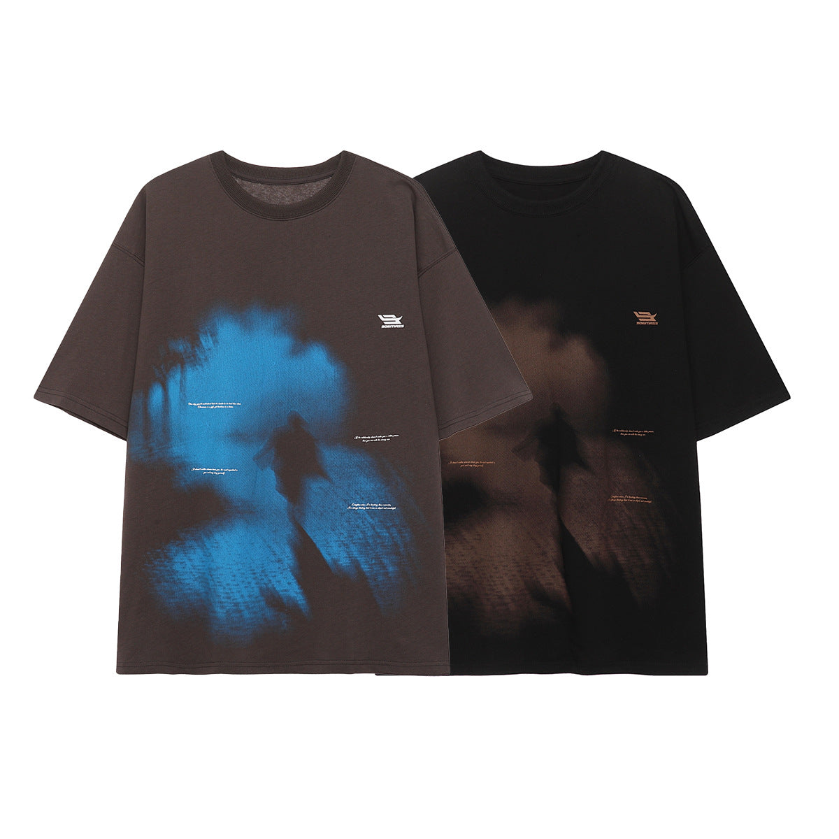 1990 Fashion T-Shirt Loose Character Print Short Sleeve T