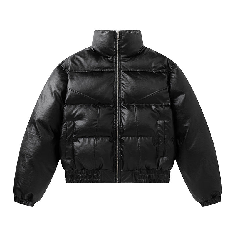 Unisex Down Jacket Winter Vintage Short Bakery