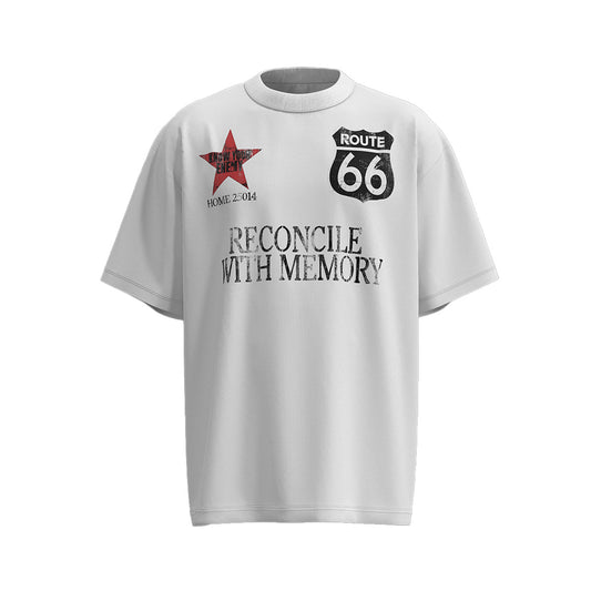 T shirt vintage usa summer vintage print short sleeve t-shirt