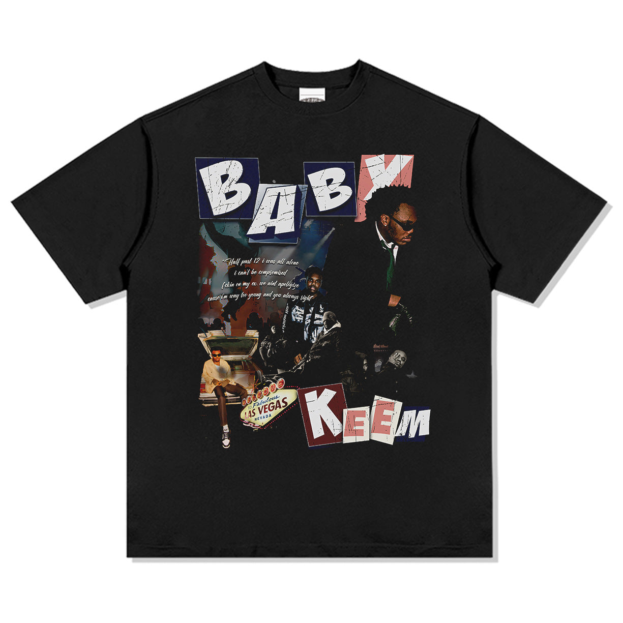 Marcas streetwear usa hip hop Baby Keem short sleeve t-shirt