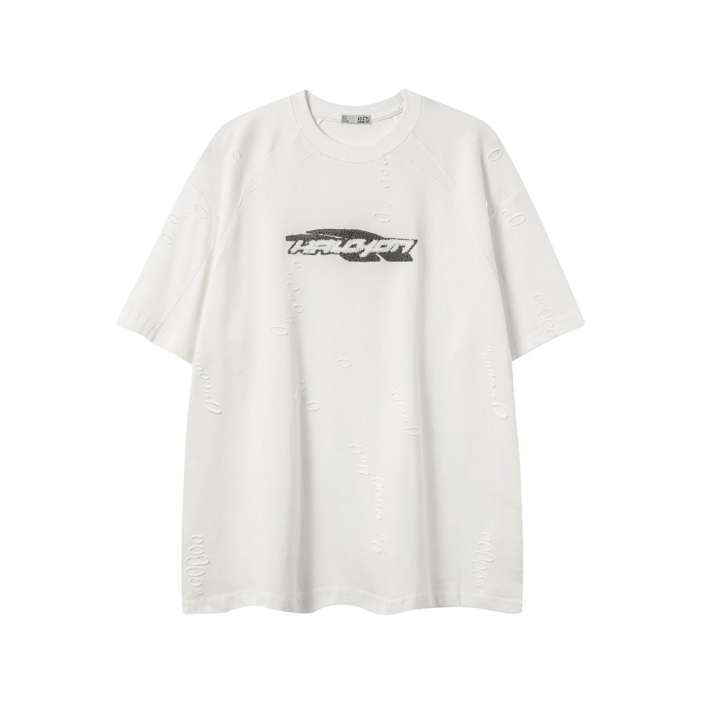 Ye T Shirt Summer Vintage Ripped Hollow T-Shirt Short Sleeve