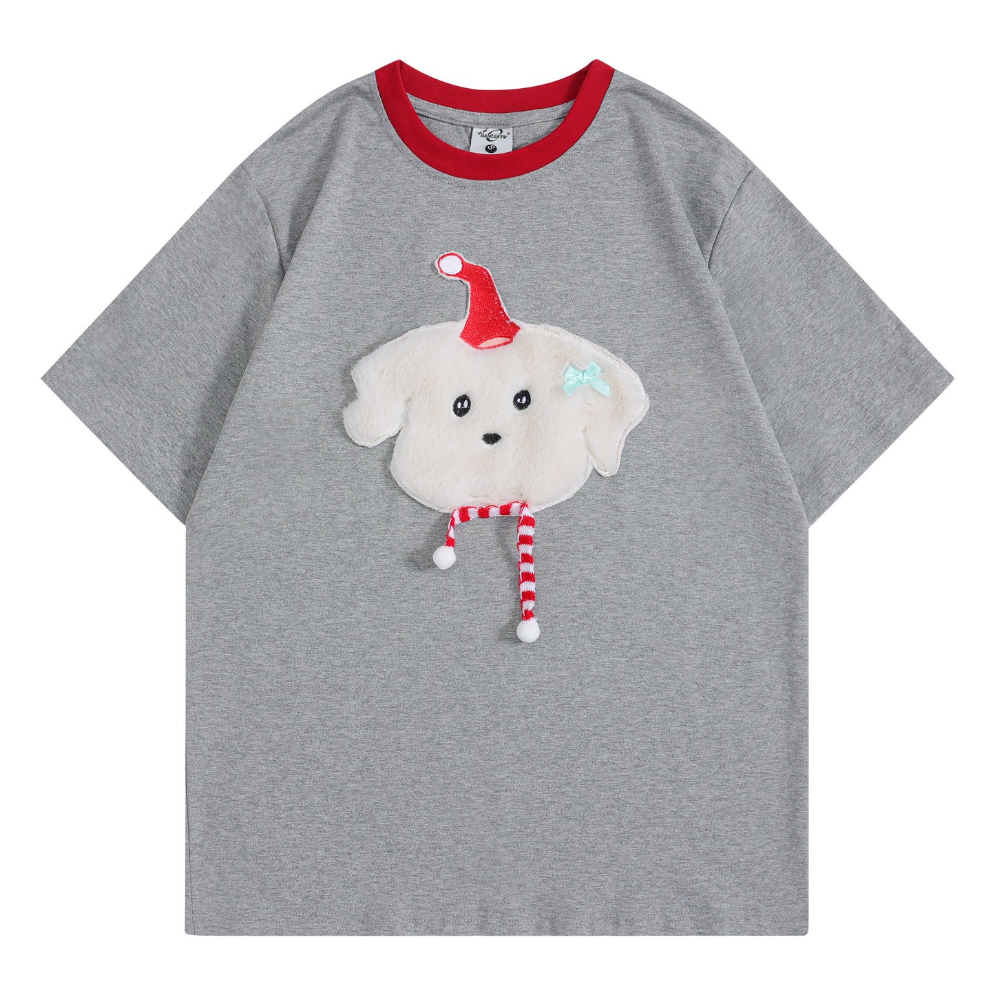 Camisetas streetwear Summer Vintage Puppy Casual Loose Short Sleeve T-Shirt