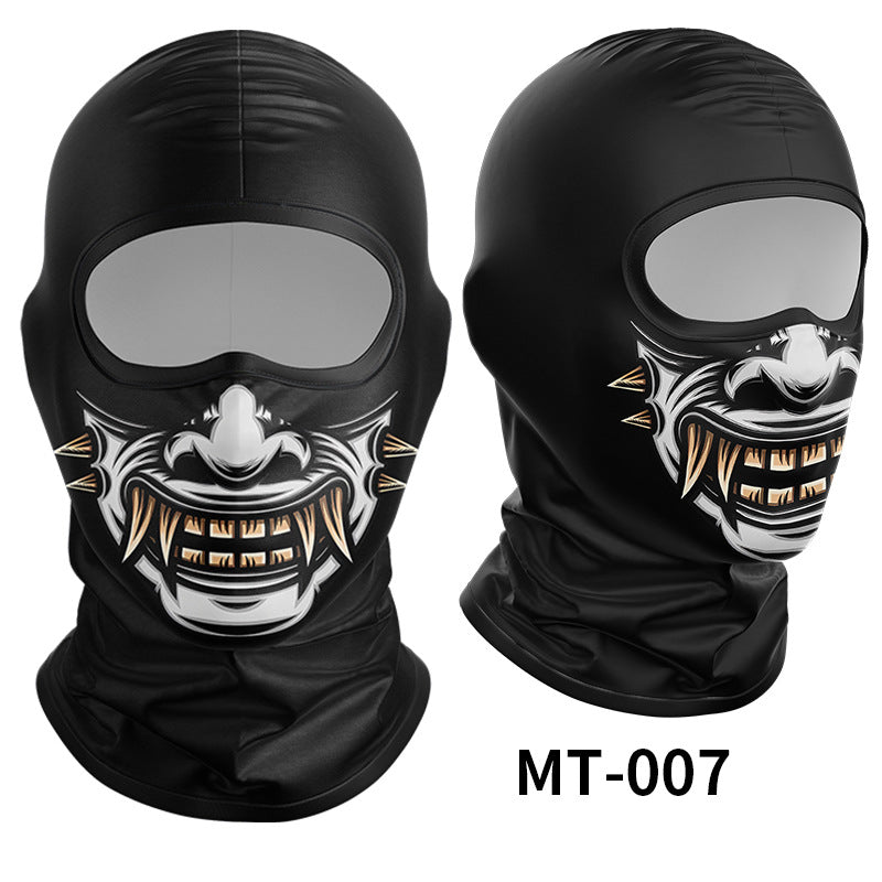 Cycling Windproof Hood Sunscreen Windproof Ice Silk Mask Men's and Women's Full Face