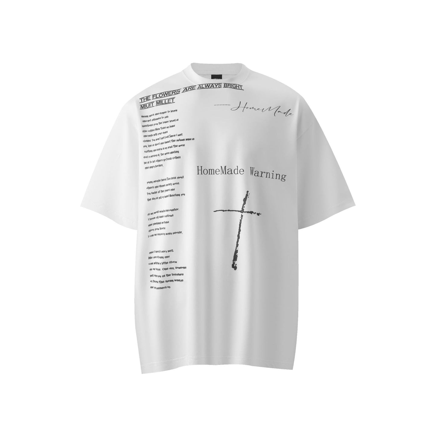 Hip hop shirt t-shirt short sleeve
