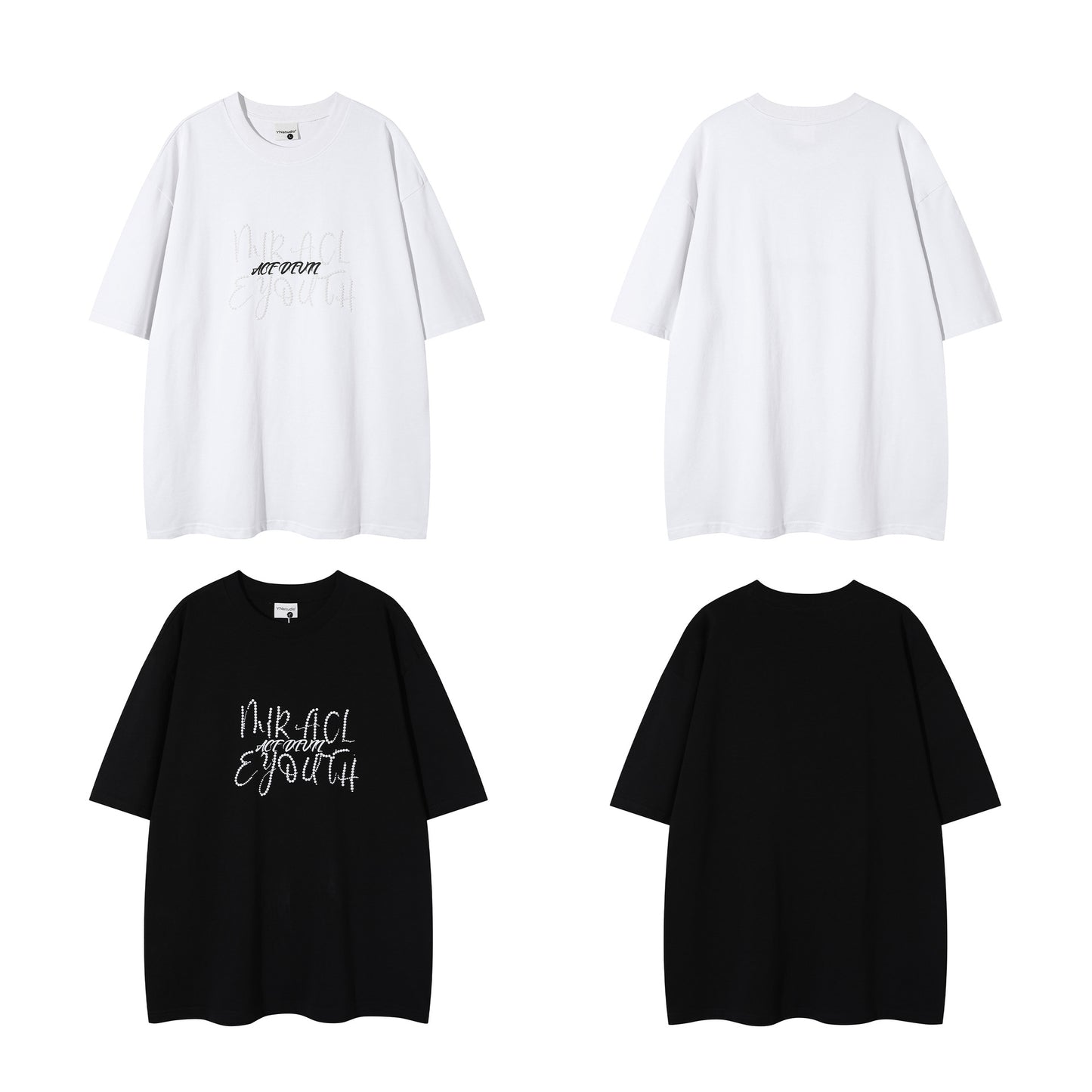 Camisetas streetwear Summer Vintage Casual Loose Short Sleeve T-Shirt