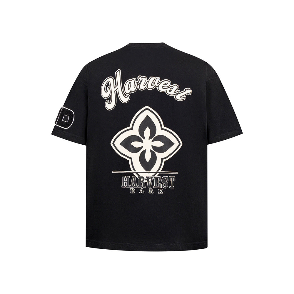 Hip Hop Clothes New York Alphabet Short Sleeve T-Shirt Loose Casual