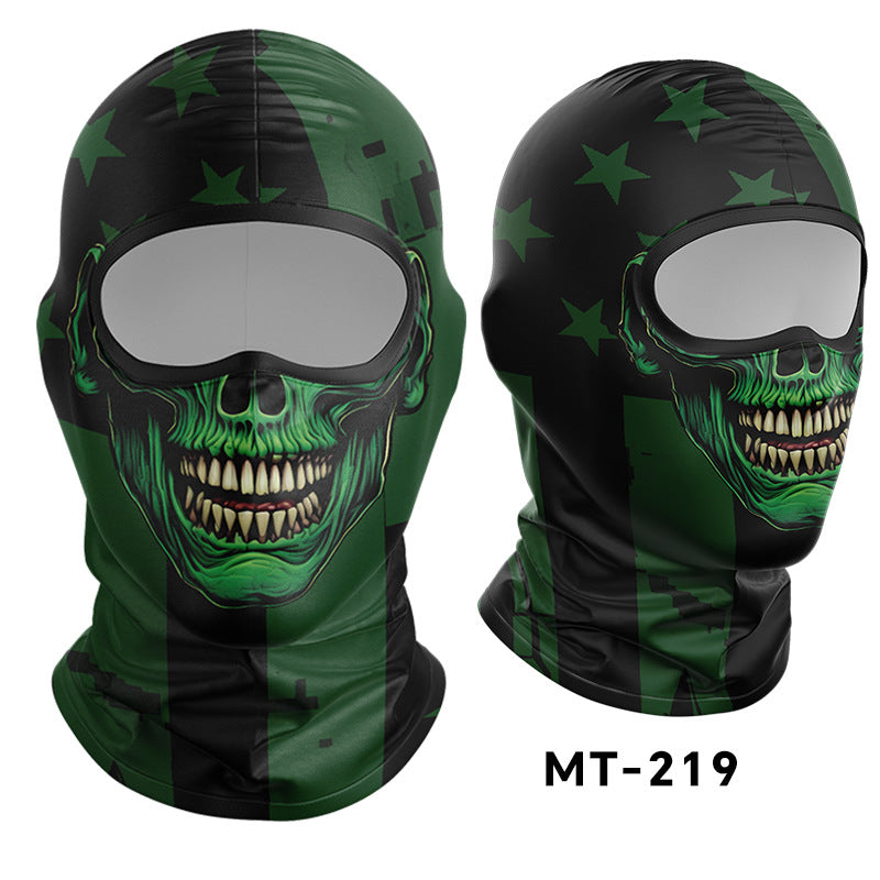 Cycling Windproof Hood Breathable Sunscreen Windproof Men's and Women's Ice Silk Fabric Lining Cap