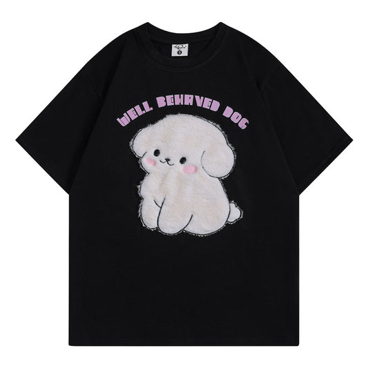 Camisetas streetwear Summer Vintage Casual Loose Short Sleeve T-Shirt