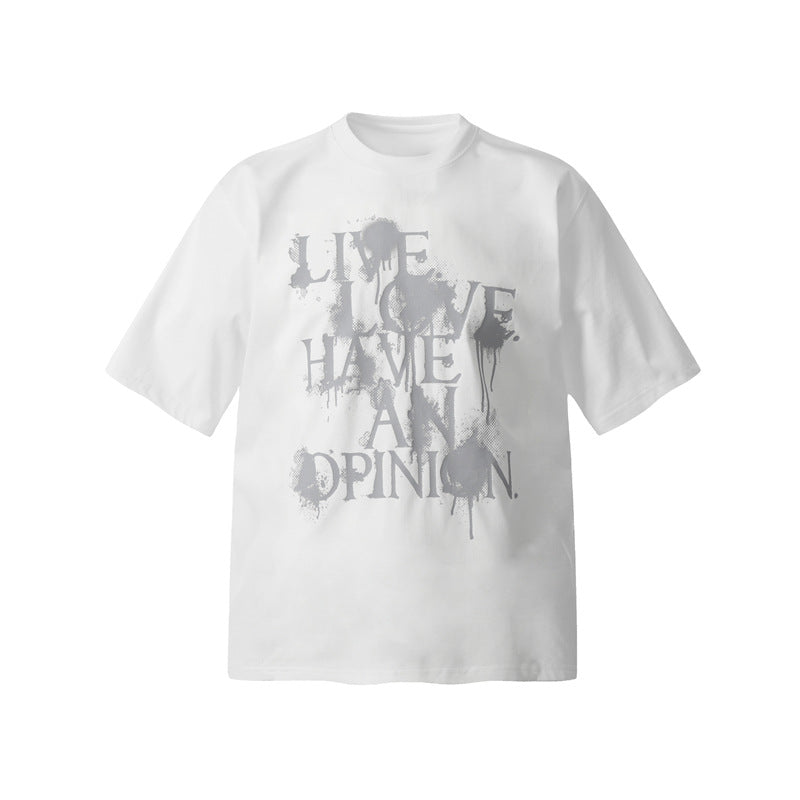 Camisas Retros Casual Loose T-Shirt