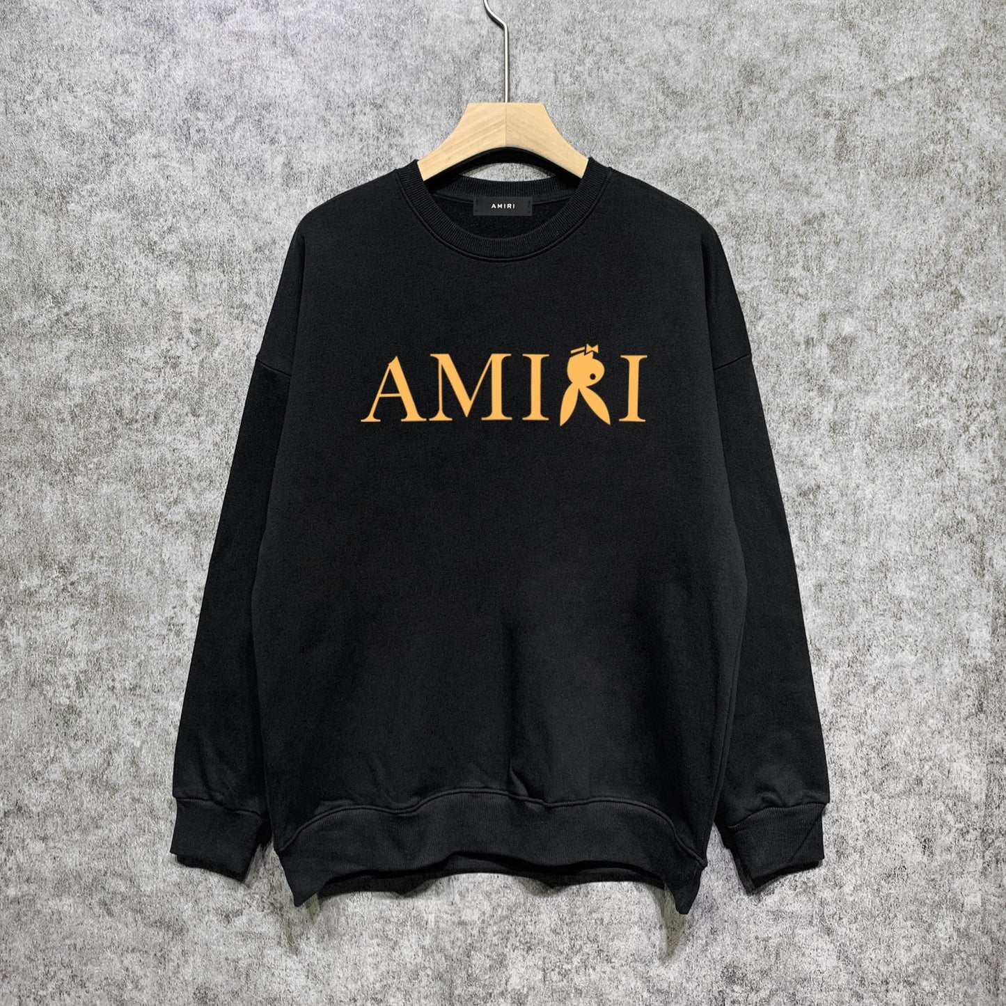 Amiri Sweatshirt Ghost Head Loose Casual Print Round-Neck Pullover