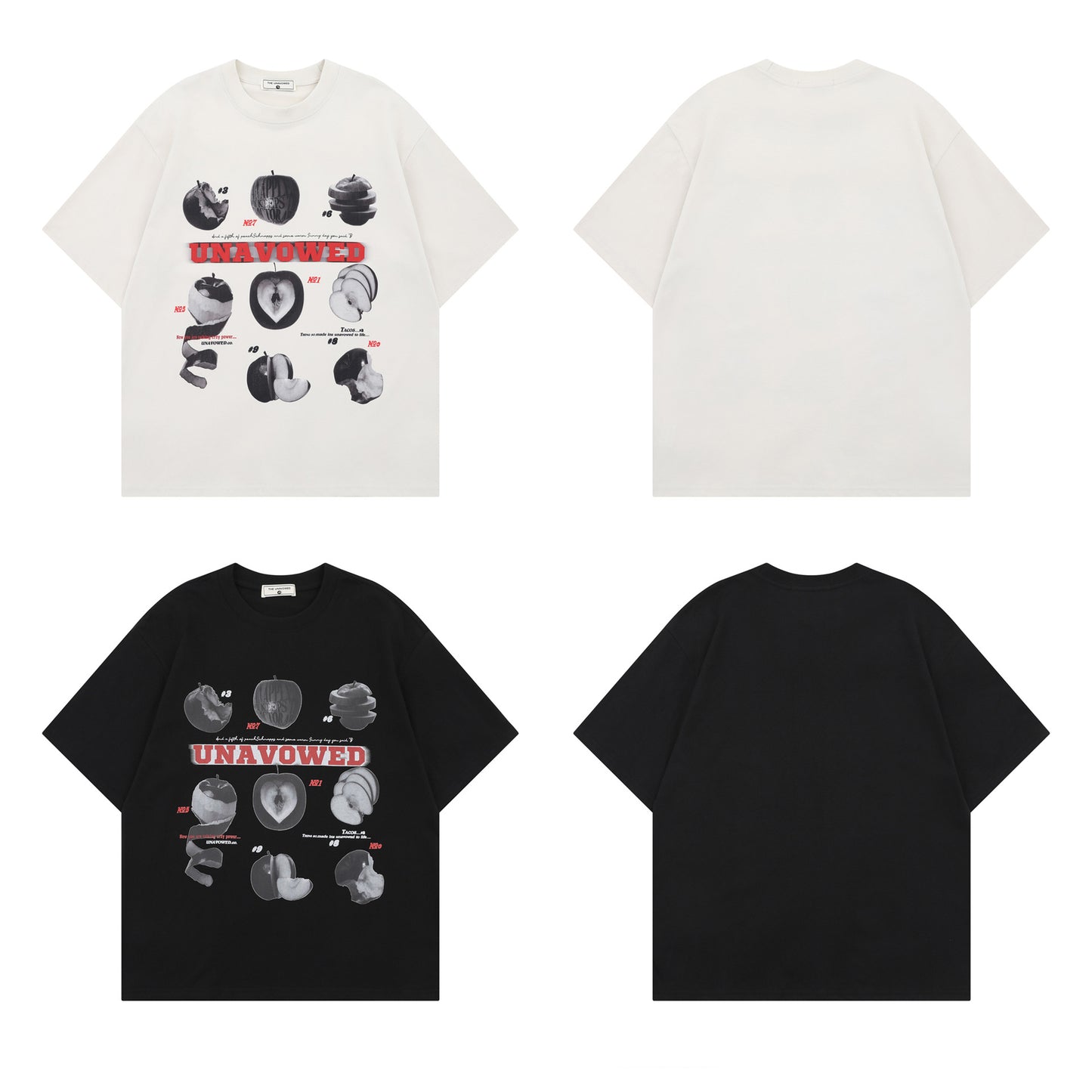 Hip Hop Clothing Summer T-Shirt Loose Short Sleeves