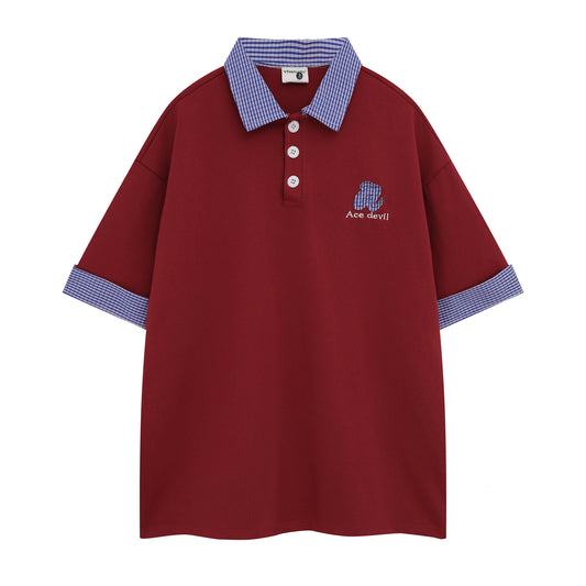 Camisetas streetwear summer lapel polo shirt short sleeve T-Shirt