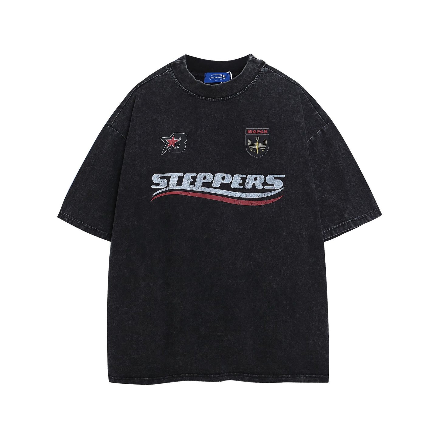 Vestimenta De Los 90 Summer Vintage Washed Old T-Shirt Short Sleeve