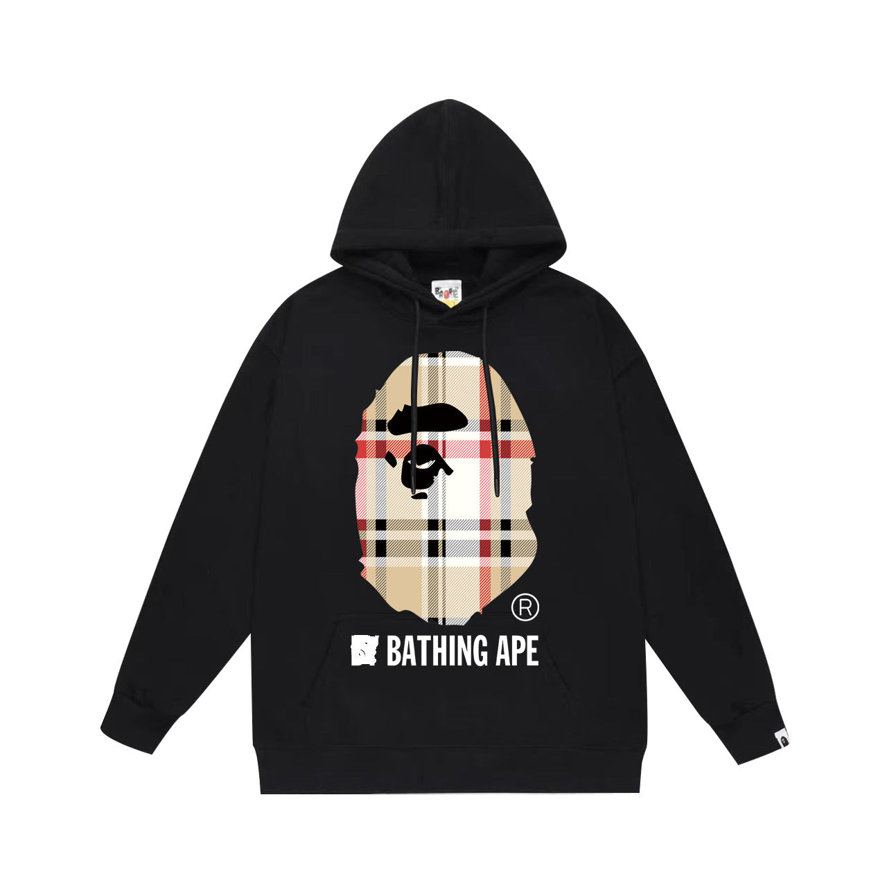 Ape Hoodie Autumn/Winter Letter Print Loose Hoodie Pullover Ape Sweater