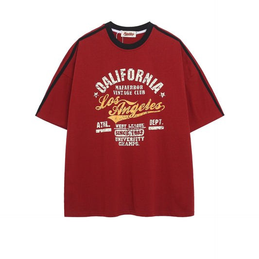 Vestimenta De Los 90 Summer Vintage T-Shirt Loose Short Sleeve