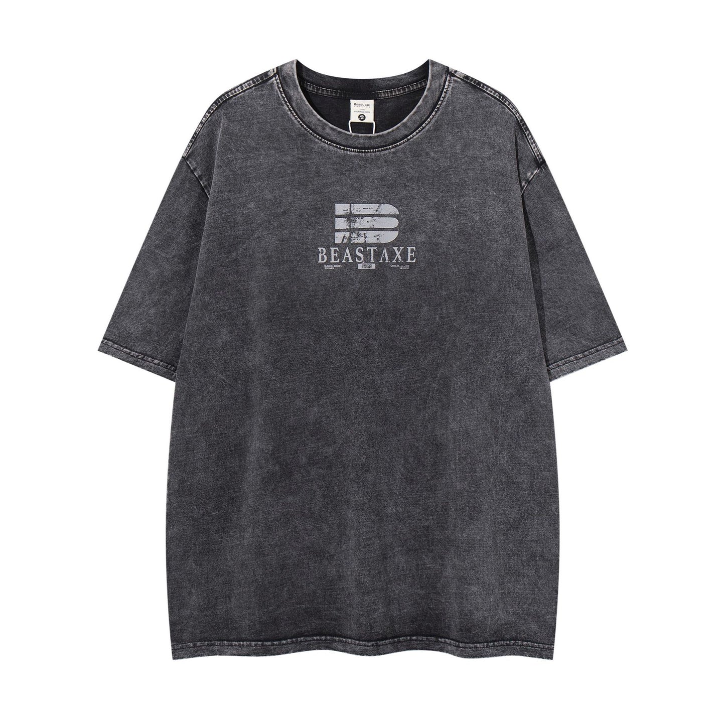 Hip Hop Clothing Summer Wash T-Shirt Vintage Short Sleeve