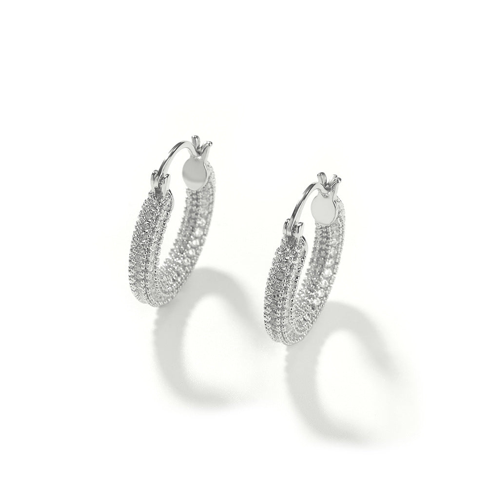 Earrings Zircon Earrings Spectrum