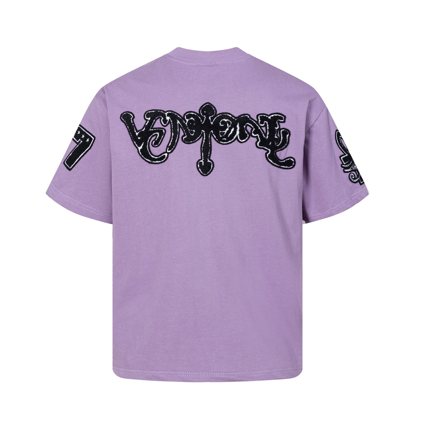 Hip Hop Clothing Summer Short Sleeve Vintage Embroidered T-Shirt Short Sleeve