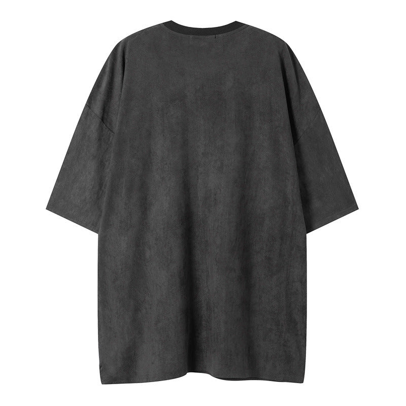 Camisetas Streetwear Summer Vintage Wolf Legend Casual Loose Short Sleeve T-Shirt