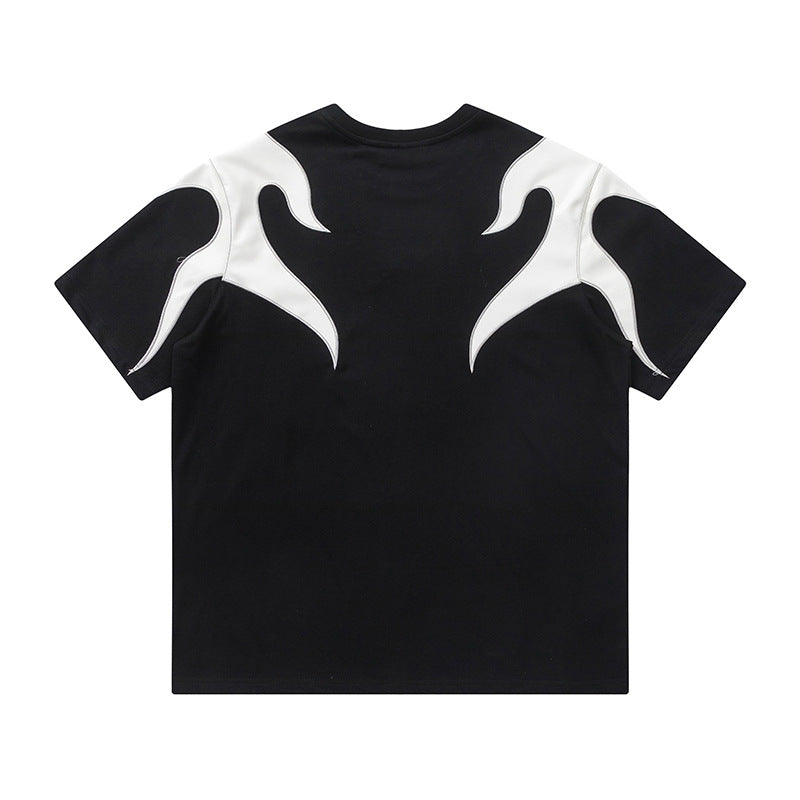 T shirt vintage usa summer embroidery short sleeve t-shirt