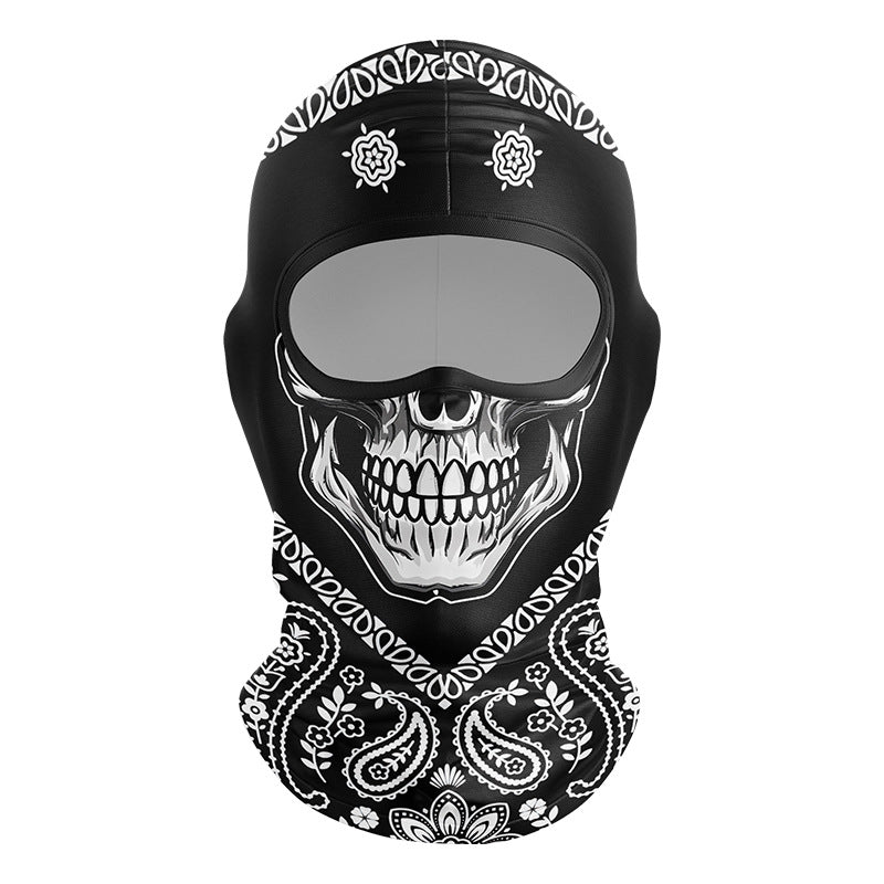 Cycling Windproof Hood Sunscreen Mask Scarf Integrated Lining