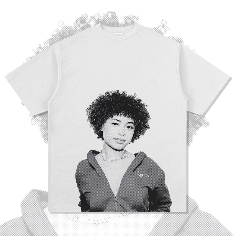 Marcas streetwear usa Ice Spice print short sleeve t-shirt