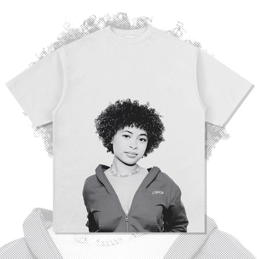 Marcas streetwear usa Ice Spice print short sleeve t-shirt