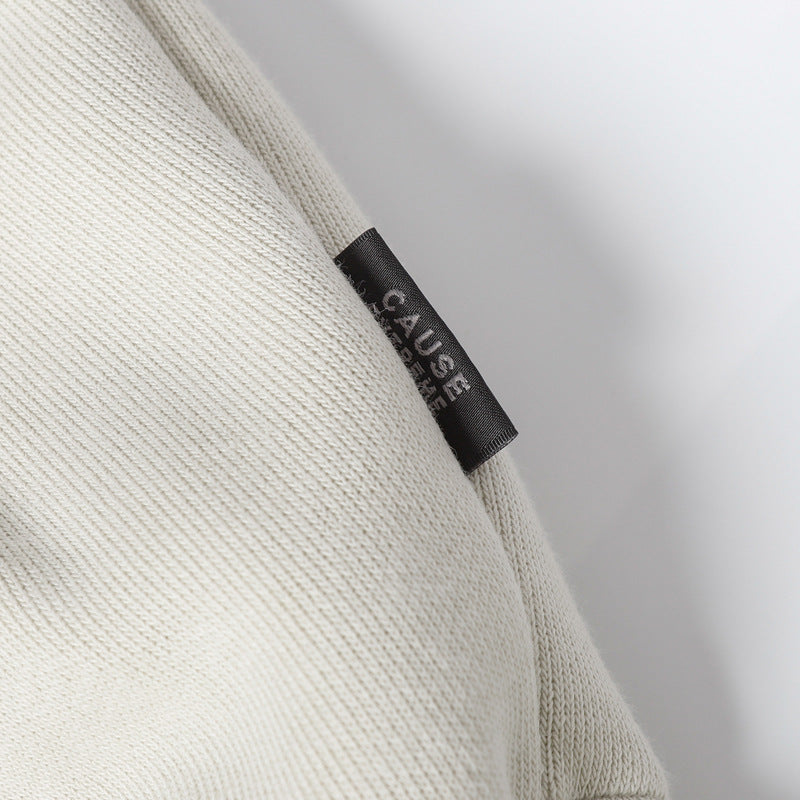 Streetwear Hoodie Make Old Hooded Sweater Hip Hop Loose Cardigan Jacket