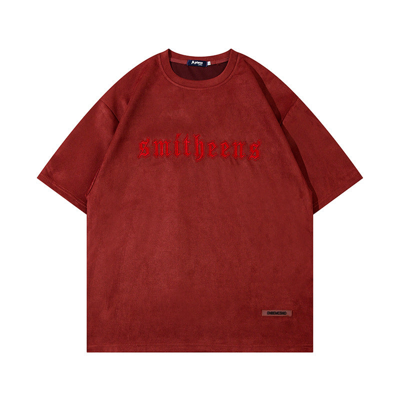 1990 Fashion T-Shirt Vintage Embroidery T-Shirt Summer Short Sleeve T-Shirt