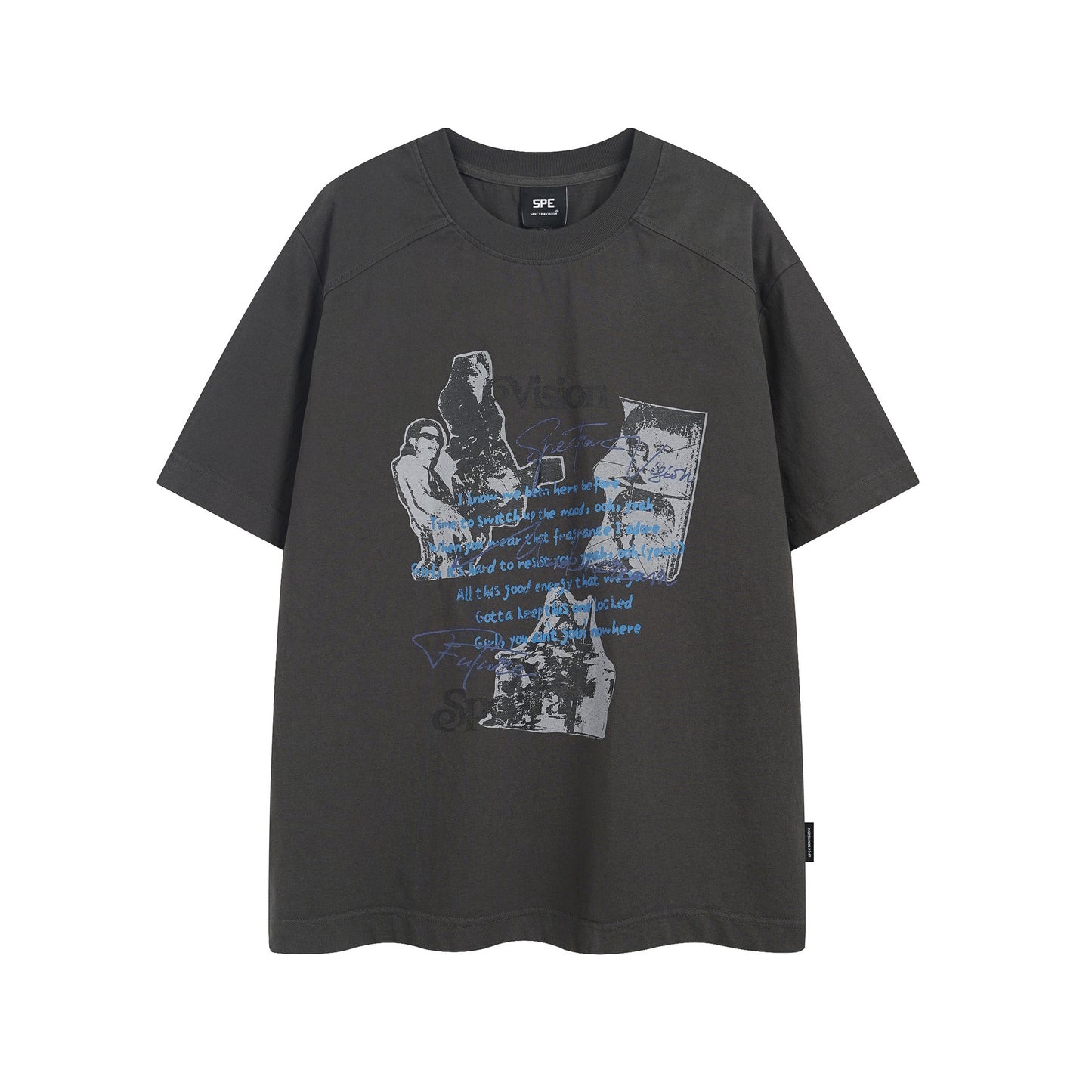 Hustle vintage summer t-shirt short sleeves