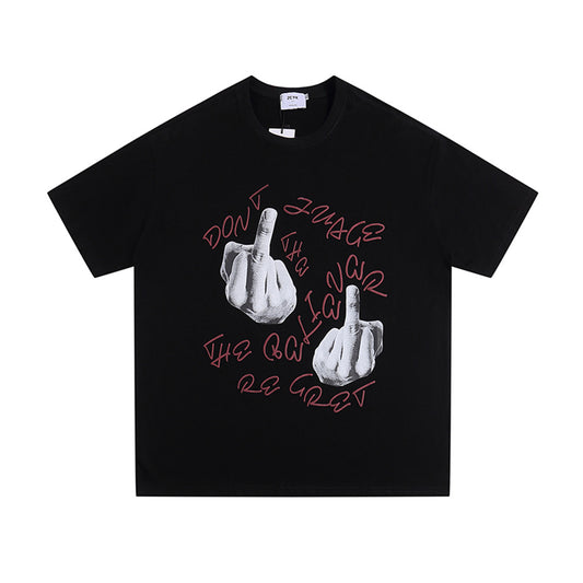 1990 Fashion T-Shirt Loose Short Sleeve