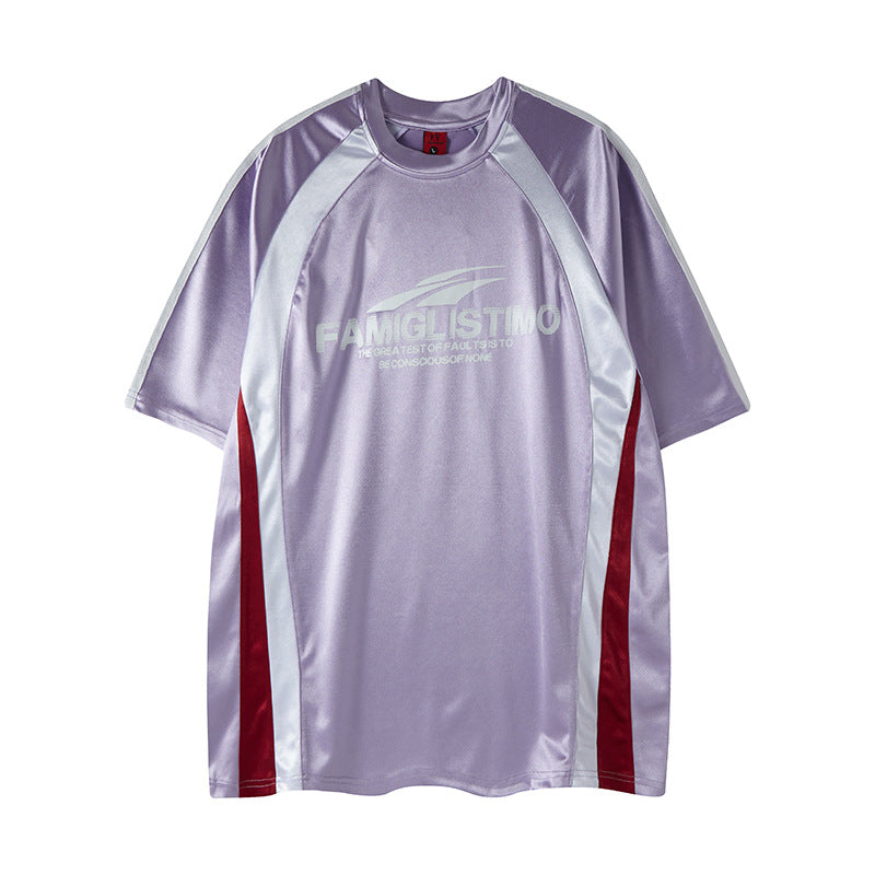 New York Hip Hop Style Short Sleeve T-Shirt Summer Loose Casual Jersey