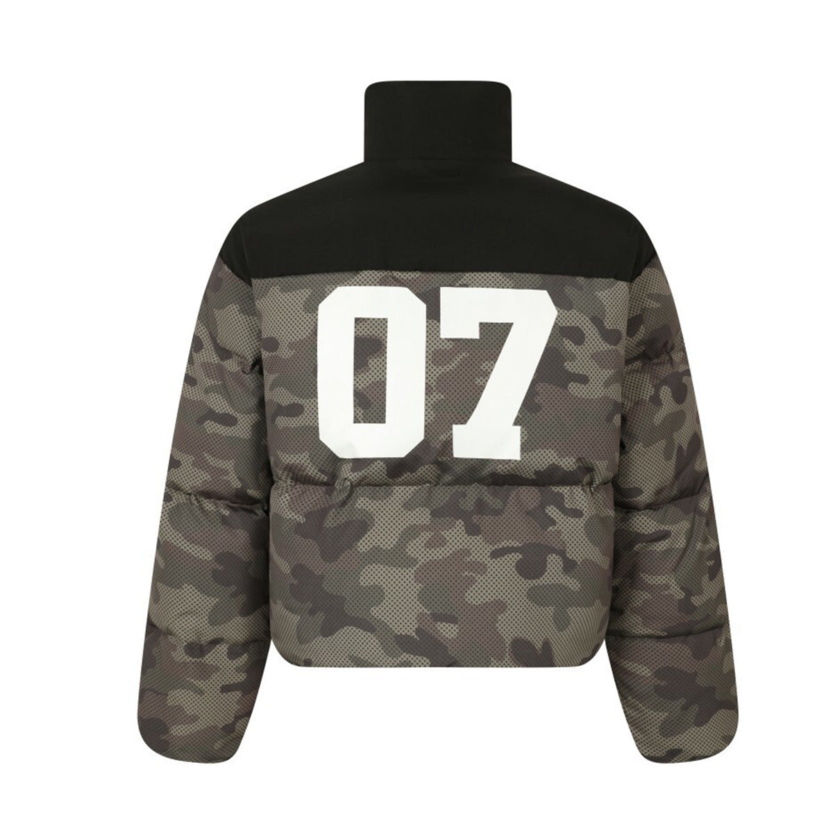 Unisex Down Jacket Men's Winter Camo Thickened Bread Suit