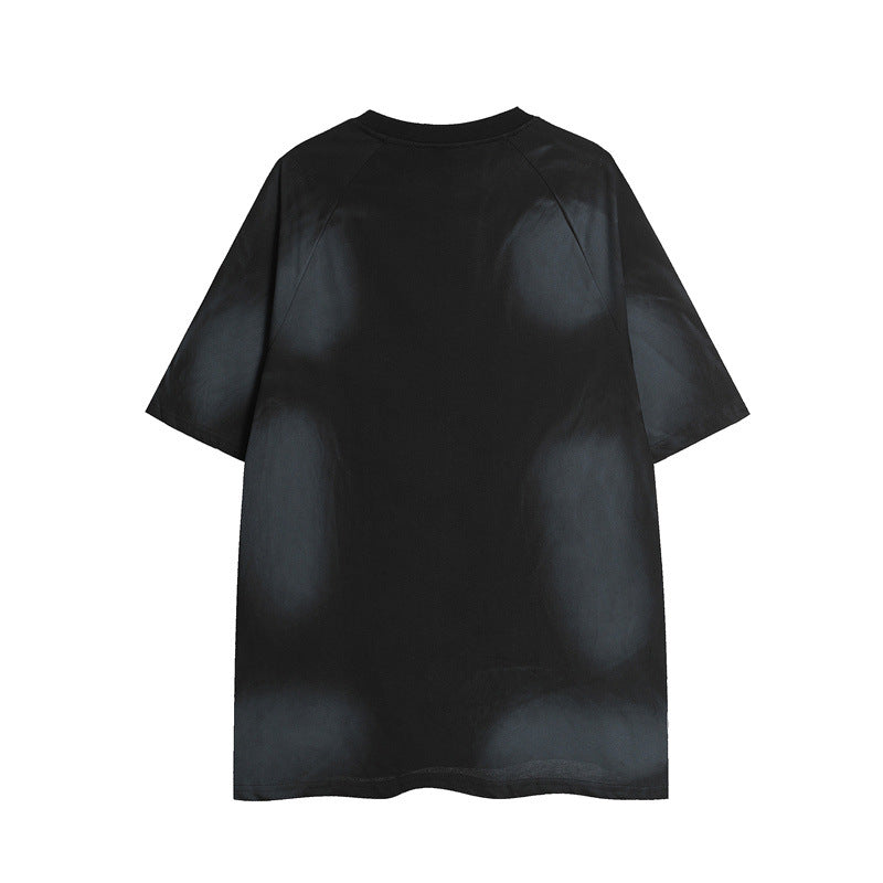 US drip outfits summer vintage do old loose short sleeve T-Shirts