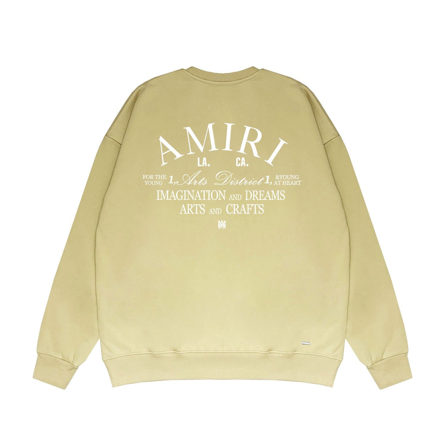Amiri Long Sleeved Shirt Fashion Brand Crew Sweatshirts round Neck Sweater