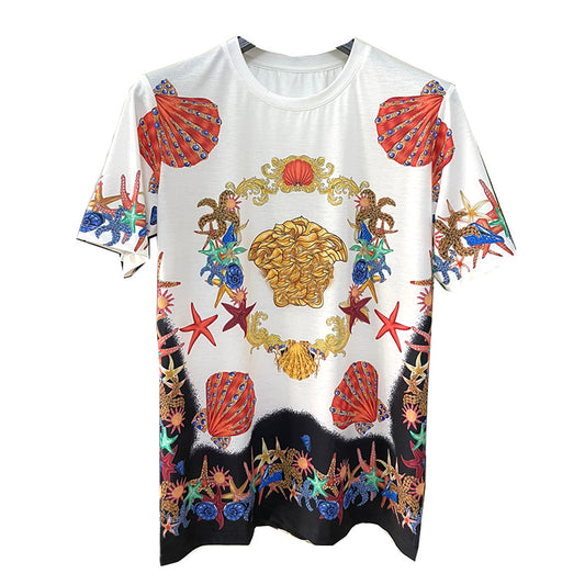 East Coast Shirts Spring/Summer Casual Men's Short Sleeve Crew Neck T-Shirt