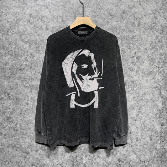 Amiri Long-Sleeve Shirt Vintage Long Sleeve T-shirt